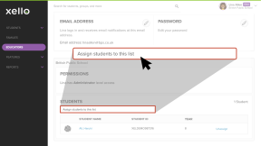 Educator profile page with Students search bar highlighted